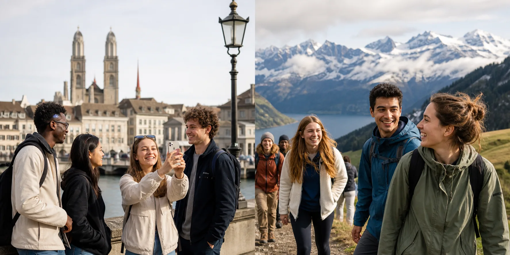 ESN Zürich volunteers spending time together